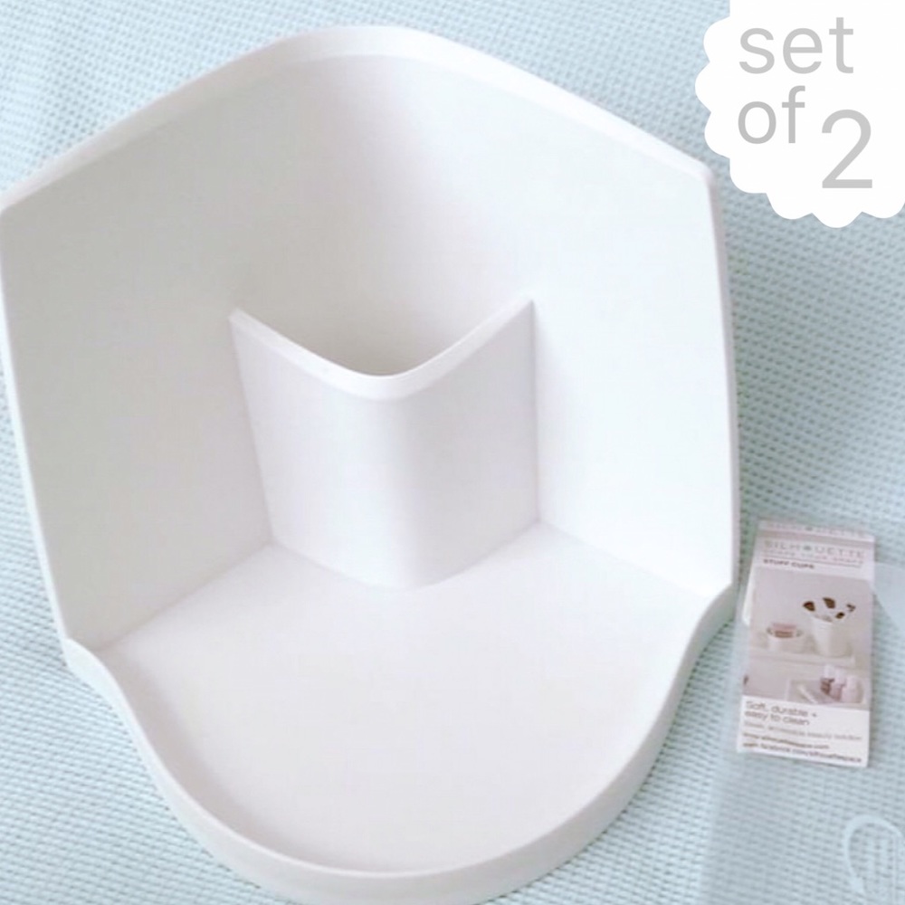 PAIR of 2: new • unused: bath kitchen organizer